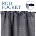 thumbnail image 3 of BNM Shimmer Blackout Curtains, Set of 2, 26" x 84", Grey, 3 of 6