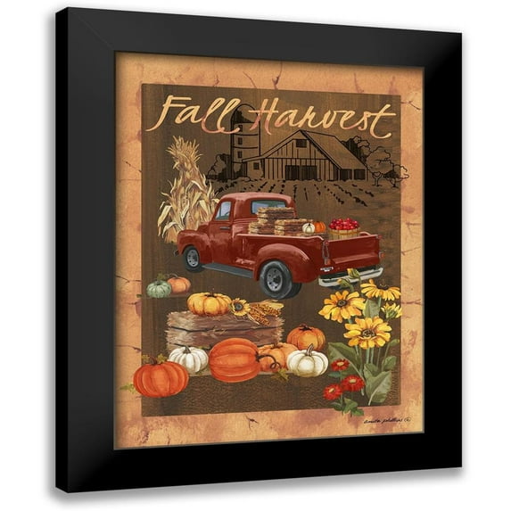 Phillips, Anita 19x24 Black Modern Framed Museum Art Print Titled - Fall Harvest VI