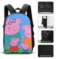 thumbnail image 3 of Happy Little Pig Sac à Dos 3 Pcs Essentiels Sac à Livres Porte-Déjeuner et Organisateur de Stylos pour Enfants, 3 of 5