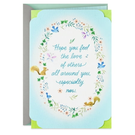 Hallmark Sympathy Card (Feel Love All Around You)