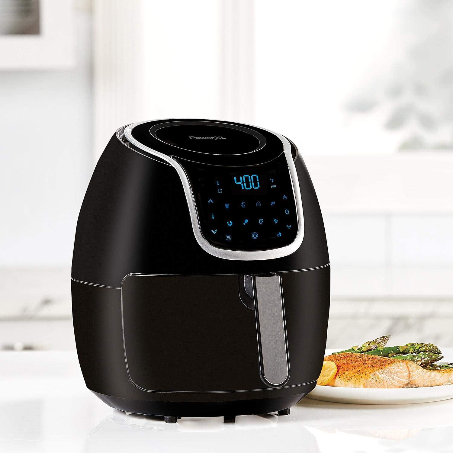 Vortex 7 Quart Air Fryer Presets French Fry Steaks Fish Shrimp Pizza Chicken Baking Dehydrator Roast Reheat By Power Xl Walmart Com Walmart Com