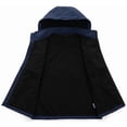 thumbnail image 3 of KVE Men's Softshell Vest Windproof Lightweight Golf Vest Outerwear with Pockets, Sleeveless Jacket for Sports Navy X-Large, 3 of 9