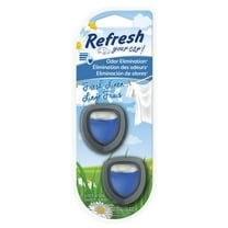 Refresh Your Car! Diffuser Air Freshener (Fresh Linen CS Scent, 2 Pack)