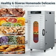thumbnail image 6 of Commercial Food Dehydrator - 20 Trays, WiFi Remote Control, 3 Custom Programs for Jerky, Herbs, Fruit, 6 of 10