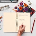 thumbnail image 4 of FORMRS 1-Subject Spiral Notebook 8" x 5" College Ruled 60 Refillable Sheet A5 Hard Cover, 2 Pack, Purple Flowers, 4 of 7