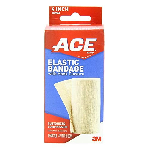 ACE Bandage Élastique avec Fermeture à Crochet, 4 Pouces 1 ea