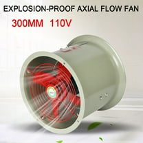 12 Inch Explosion-proof Axial Fan 300mm Pipe Spray Booth Paint Fumes Exhaust Fan