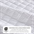thumbnail image 3 of Solid Quilt Set - Lightweight, Soft, All-Season - 2-Piece Diamond Embossed Bedding Set (Twin / Twin XL, White), 3 of 6