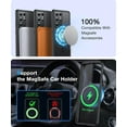 thumbnail image 3 of [NO.1 Magnetic for Samsung Galaxy S21 Ultra Case with MagSafe[Military Grade Drop Tested][Translucent Matte][Anti-Fingerprint] Soft Silicone Bumper for Samsung Galaxy S21 Ultra Phone Case,Black, 3 of 8