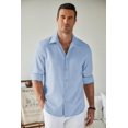 thumbnail image 4 of COOFANDY Men's Button-Down Shirts Long Sleeve Button Up Casual Dress Shirt for Men, 4 of 6