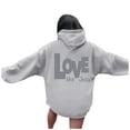 thumbnail image 5 of Christian Hoodies for Women 2025 Love Like Jesus Cute Y2K Graphic Hoodie with Pockets Hooded Sweatshirt Women Pullover, 5 of 6
