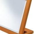 thumbnail image 5 of Walnut Finish Rectangle Adjustable Vanity Mirror, 5 of 7