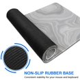 thumbnail image 6 of Gray Fine LinesLine Theme&nbsp;mousepad Gamingwaterproofwashable&nbsp;for Office Home Work GamingmousepadRubber Base Mousepad with Stitched Edges 31.5x11.8inches, 6 of 7