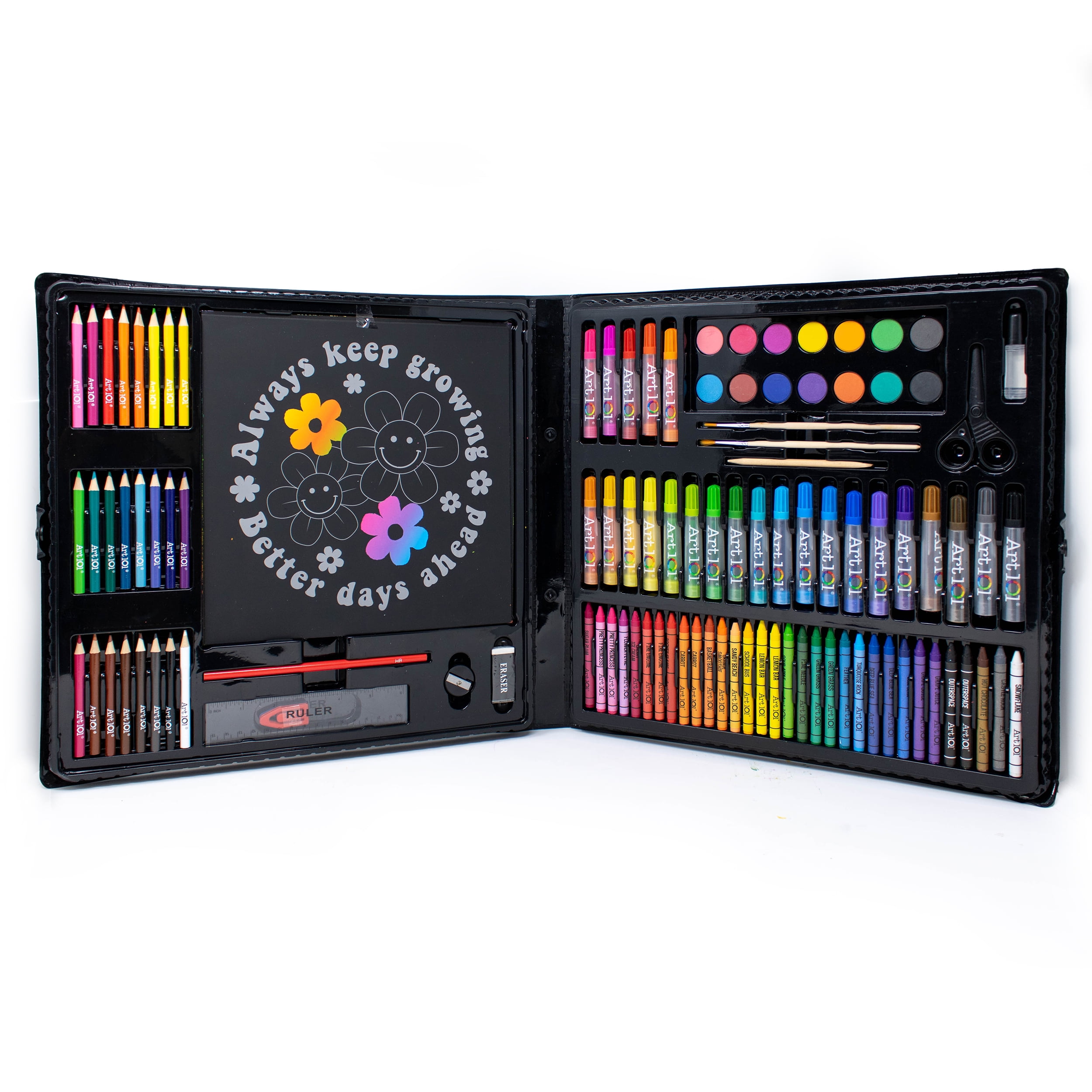  Art 101 Drawing, Skeetching, and Doodling Art Set, Assorted  Colors, 111 Pieces (55111) : Arts, Crafts & Sewing