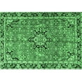 thumbnail image 1 of Ahgly Company Indoor Rectangle Persian Emerald Green Traditional Area Rugs, 6' x 9', 1 of 4