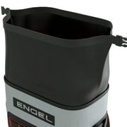 ENGEL 25 Qt Insulated Backpack Cooler BP25 - 24 Cans, Dark Gray/Orange