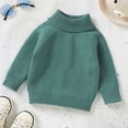 thumbnail image 2 of KAUOD Toddler Pullover Sweater Ribbed Knit Cotton Crew Neck Sweater Baby Girls Soft Plain Long Sleeve Tops Clothes, 2 of 4