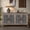 Antique brown, variant on Atumcto 60" Rustic 4-Door Sideboard, Buffet Cabinet with Carved Lattice Doors & Adjustable Storage, Antique Brown for Small Spaces