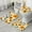 White Sunflower Seed, variant on Yellow Small Flower Sunflower Pattern Bathroom Rugs Sets 3 Piece,Toilet Cover Set,Absorbent Non Slip Bathroom Mats Sets with U-Shaped Contour Rug Toilet Rug Set