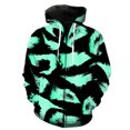 thumbnail image 1 of Sudadera con capucha y cremallera con textura de piel de animal para hombre, divertida, unisex, de gran tamaño, con estampado 3D, para primavera, con capucha, de manga larga, genial., 1 of 6