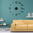 thumbnail image 1 of TopLLC Frameless DIY Wall Mute Clock Mirror Surface Sticker Home Office Decor on Clearance, 1 of 4