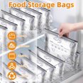 thumbnail image 3 of 30 Pcs Sacs de Rangement Refermables en Papier D\'aluminium Réutilisables, Nouvelles Pochettes à Fermeture Éclair sous Vide 2026 pour Aliments, Sacs Refermables en Feuille Autoportants avec Étiquette et Verrou à Glissière pour Légumes Fruits Viande, 3 of 13