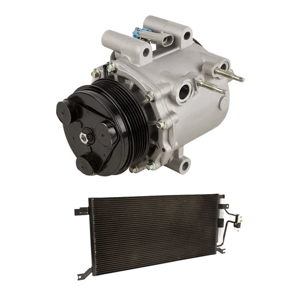 For Chevy Uplander & Pontiac Montana AC Compressor w/ A/C Condenser & Drier - BuyAutoParts