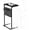 Black, variant on C Shaped End Table, Small Side Table for Couch and Recliner, Slide Under Sofa Tray Desk with Storage Bag for Living Room and Bedroom, Black