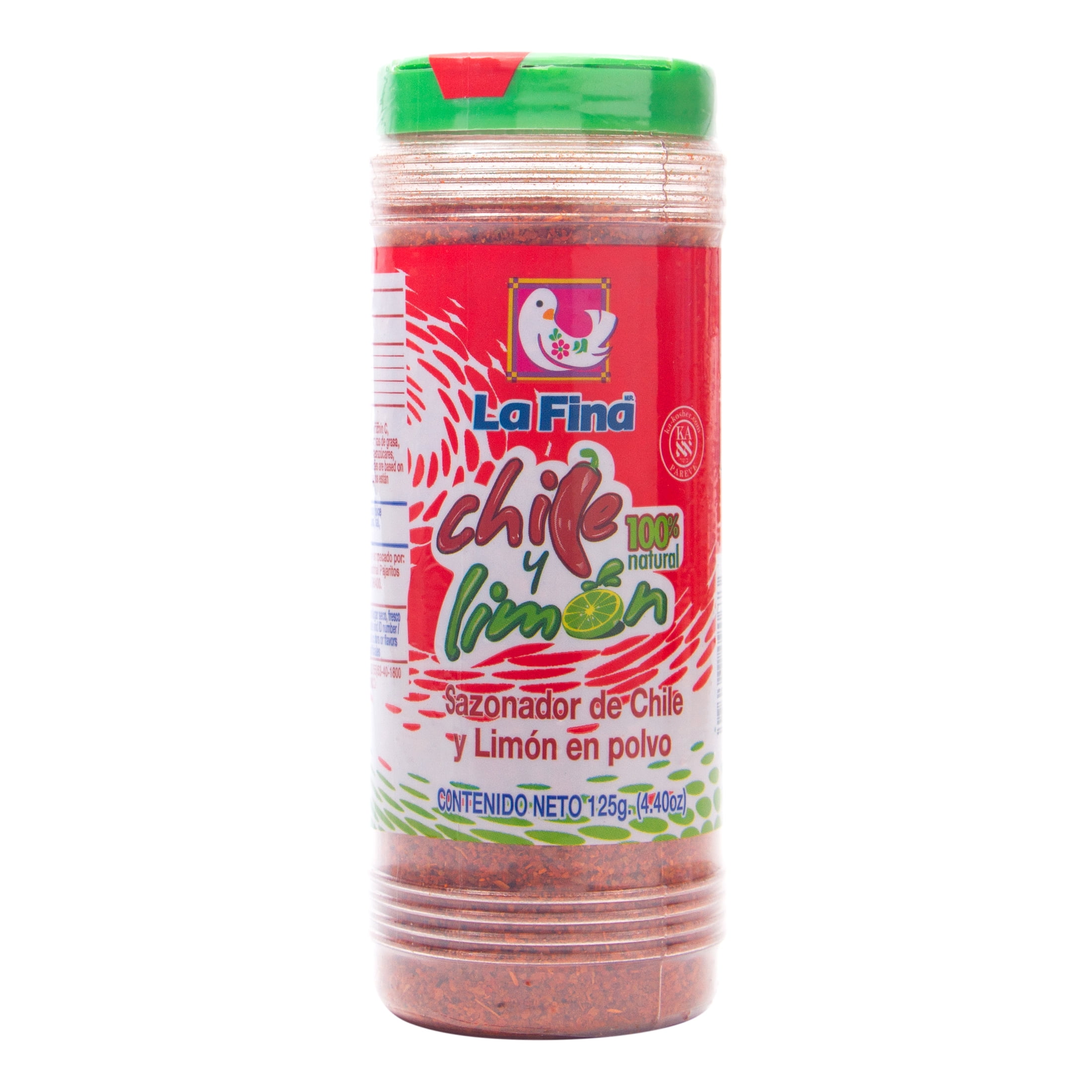 (4 pack) La Fina Chile y Limon Seasoning, 4.4 oz