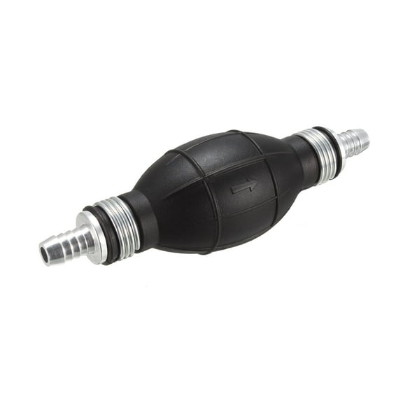 Unique Bargains Fuel Line Hand Primer Rubber Fuel Transfer Vacuum Fuel Line Hand  Petrol Pump  0.67" x 0.39" Black