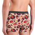thumbnail image 4 of Men's Boxer Briefs, Skull rock record music heart Soft Comfy Mens Underwear Boxer Briefs Breathable With Widen Waist, 4 of 7