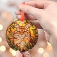 thumbnail image 4 of Orange Cat Christmas Ornament, Ceramic/Acrylic Ornament, Mother’s Day Keepsake, Valentine’s Day Decor, Festival Gift Ornament, Commemorative 2025, 4 of 5