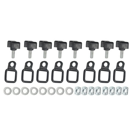 

8pack Thumb Screw Kit Hard Top Roof Quick Removal Hardware Fit For Jeep YJ TJ JK