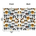 thumbnail image 3 of ALAZA Plastic Clipboard A4 Letter Size Decorative Clipboards for Students Women Men 9" x 12.5" Doodle Dogs in Sunglasses, 3 of 6