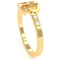 thumbnail image 5 of Cancer Zodiac Sign Diamond Ring In Solid 14k Yellow Gold, 5 of 6