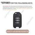 thumbnail image 2 of For Honda B 3 buttons Civic City Accord CRV XR-V Vezel Jade HRV Zinc alloy+leather Car Remote Key Cover Case Shell Accessories, 2 of 23