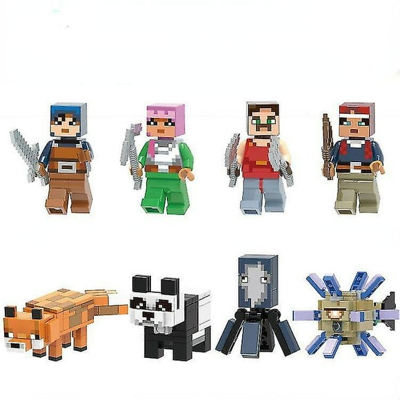 Minecraft New Tree House Building Blocks Toy Doll Building Blocks Package Christmas Gift