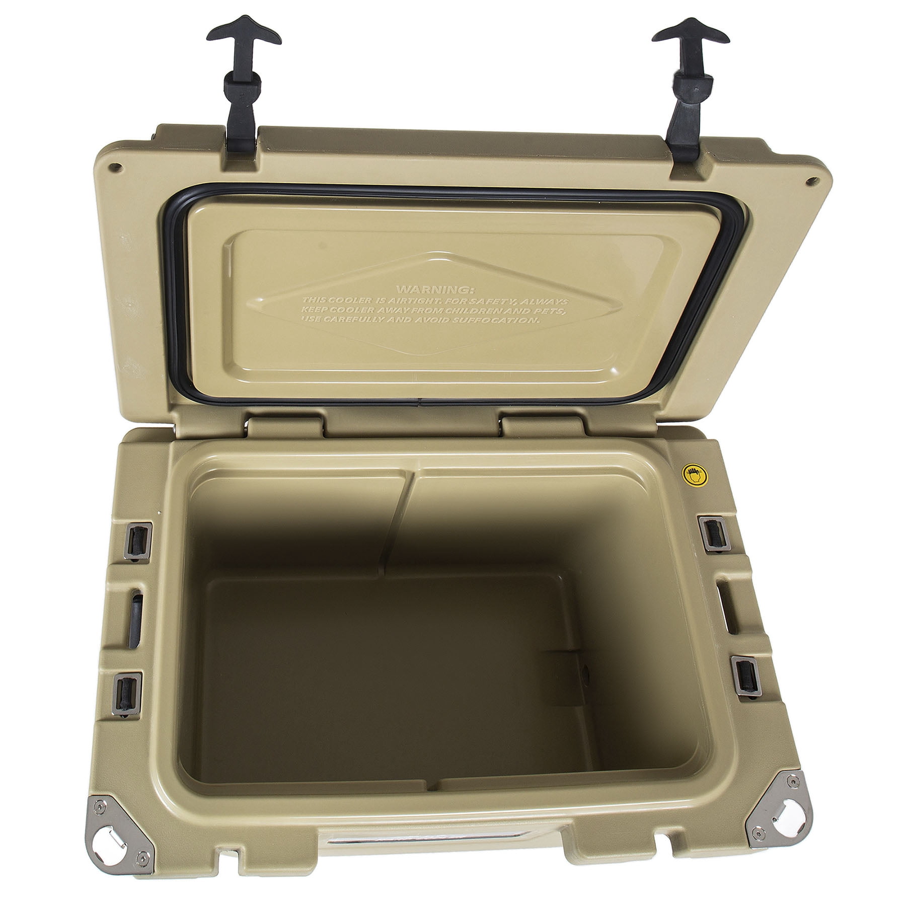 50Qt Ultra-Light Hard Shell Cooler, Heavy-Duty Ice Chest with 6-Day Ice Retention for Camping, Tailgate, Job Site, Outdoor