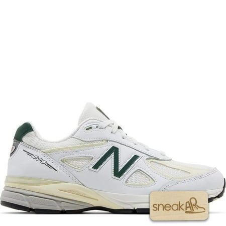 

[U990TC4] Mens New Balance 990v4 MiUSA White Green
