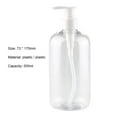 thumbnail image 3 of ievspot 4PCS Clear Hand Soap Dispenser Bottle for Liquid Lotion Shampoo Detergent, 500ml Plastic Refillable Press Bottles for Hotel Kitchen Bathroom Home, 3 of 8