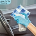 thumbnail image 4 of Yayeee 6 Pack Kitchen Dish Cloths for Washing Dishes Soft Absorbent Microfiber Towels, Blue Plain, 4 of 9