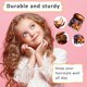 thumbnail image 4 of 12 Pcs Plastic Mini Hair Clips Girls Toddler Women Brown, 4 of 5