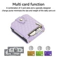 thumbnail image 4 of Allytech Galaxy Z Flip5 Wallet Case, With Zipper Pocket Shoulder Strap Hand Wrist Cards Holder Wallet Case Cover for Samsung Galaxy Z Flip5 -Purple, 4 of 8