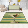 thumbnail image 2 of Yayeee Area Rugs for Living Room 5.2'x4' Non Slip Washable Bedroom Floor Carpet, Colorful Martini, 2 of 5