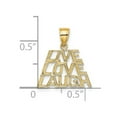 thumbnail image 3 of 14K Yellow Gold Charm Pendant Themed 11.09 mm 16.15, 3 of 4