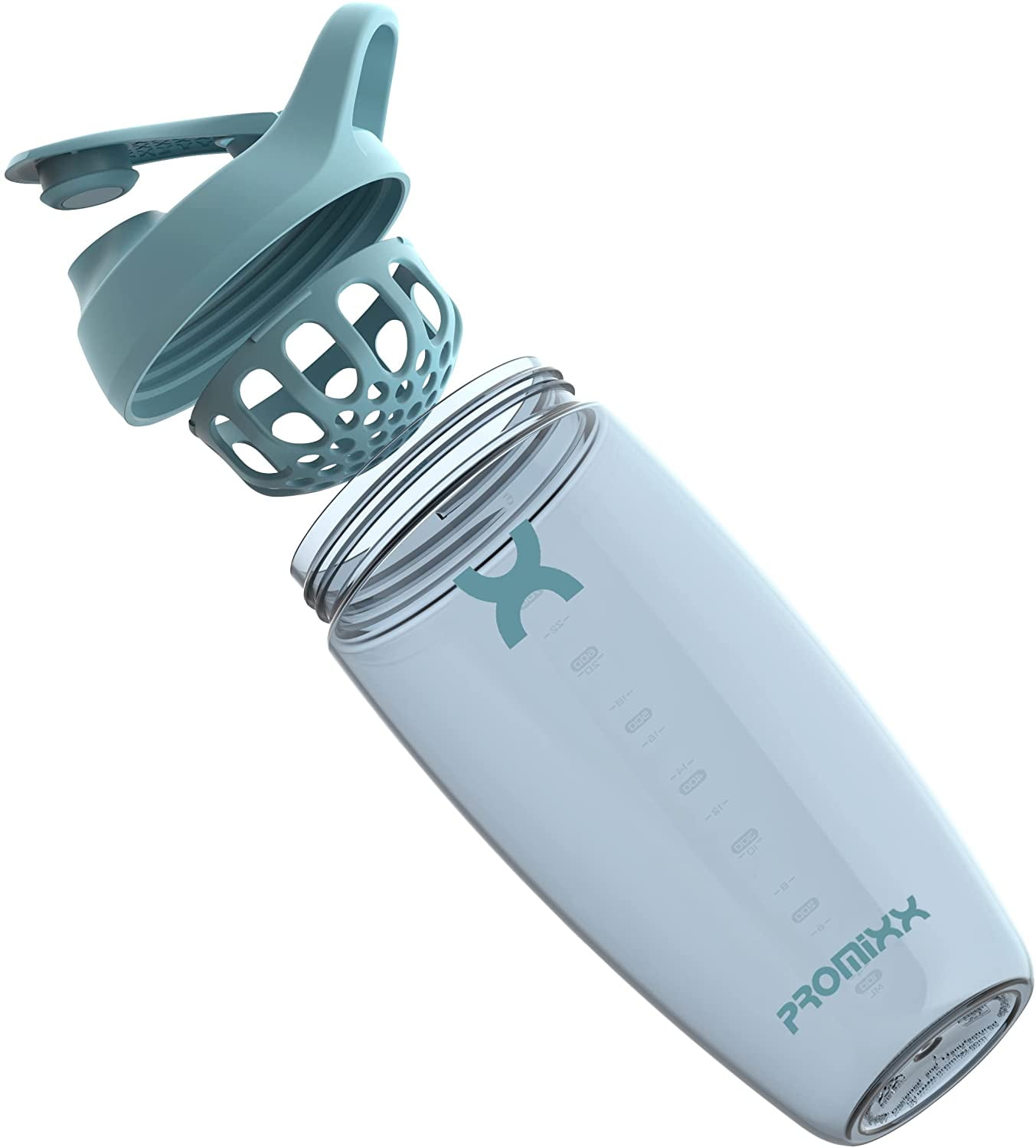 Logo Branded Promixx Shaker Bottle for Protein Mixes, Supplement