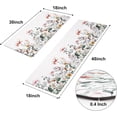 thumbnail image 3 of Spring Floral Kitchen Mats for Floor, Cushioned Anti-Fatigue Kitchen Rugs Non Slip, Wild Flowers Kitchen Rugs Sets of 2, Kitchen Floor Comfort Mats for Home & Office, 17'''' x 48'''' + 17'''' x 30'''', 3 of 6
