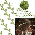 thumbnail image 3 of Artificial Green Leaf Rattan Decor - 7 Sizes, Realistic Simulation, Safe for Indoor & Outdoor Use, 3 of 8