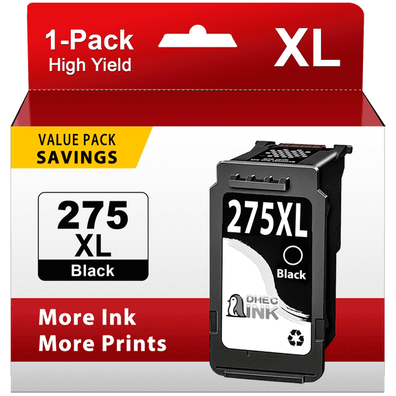 PG 275 Black Ink Cartridge Compatible for Canon 275 Ink for Canon ink 275 275XL for Canon PIXMA TS3522 (1 Black)