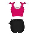 thumbnail image 5 of High Waisted Two Piece Bikini - Women Tummy Control Swimsuits Bathing Suit Modest Swimwear 2026 Hot Pink M, 5 of 5